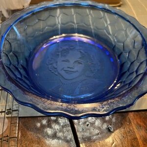 Artistic Cobalt Blue Glass Bowl